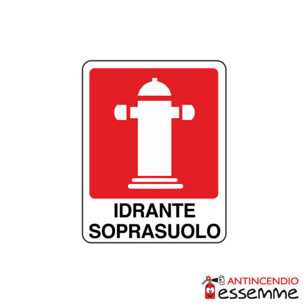 Cartello "Idrante soprasuolo"