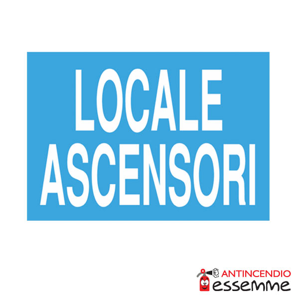 Cartello "Locale ascensori"