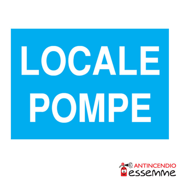 Cartello "Locale pompe"