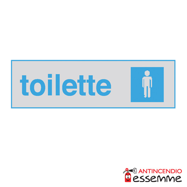 Cartello "Toilette Uomini"