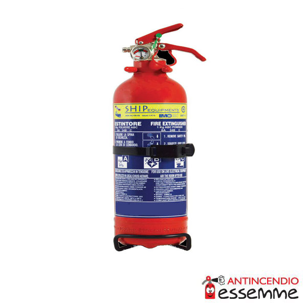 Estintore polvere Kg 1 8A 34BC MED
