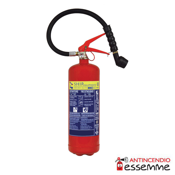 Estintore Schiuma Inox Lt 3 13A 113BC 40F MED